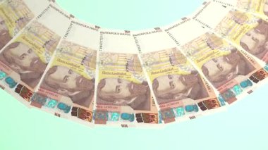 Bulgaristan 'ın Enfes Döngü Tasarımı 50 Lev Curency
