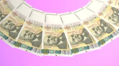 Bulgaristan 'ın Hoş Döngü Tasarımı 10 Lev Curency