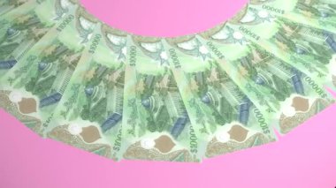 Dekoratif Döngü Tasarımı Brunei Darussalam 'ın 10000 Ringgit Curency