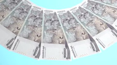 Büyüleyici Döngü Tasarımı Kamboçya 'nın 10000 Riel Curency