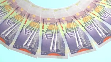 Müsrif Döngü Tasarımı Cape Verde 'nin 2500 Escudo Curency