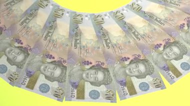 Gelişen Döngü Tasarımı Cayman Adası 'nın 75 Dolarlık Curency