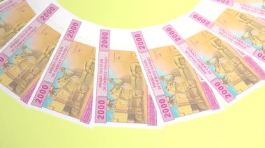 Grace Döngüleme Tasarımı Orta Afrika Cumhuriyeti 'nin 2000 CFA Franc Curency