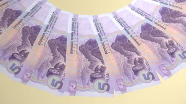 Hayali Döngü Tasarımı Çin 'in 20 Yuan Renminbi Curency