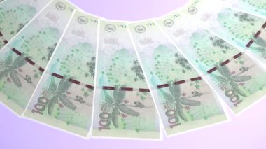 Yanardöner Döngü Tasarımı Kolombiya 'nın 100.000 peso Curency