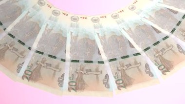 Yanardöner Döngü Tasarımı Kolombiya 'nın 20.000 peso Curency