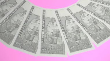 Parlak Döngü Tasarımı Küba 'nın 1 Pezosu