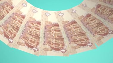 Resmi Döngü Tasarımı: Mısır 'ın 1 Mısır Pound Kuraklığı