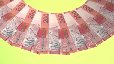 Sevimli Döngü Tasarımı Gambiya 'nın 200 Dalasi Curency