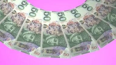 Rüya Gibi Döngü Tasarımı Gürcistan 'ın 50 Lari Curency