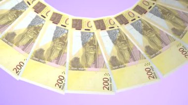 Gürcistan 'ın Rüya Gibi Döngü Tasarımı 200 Lari Curency