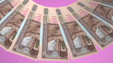 Guatemala 'nın Neşeli Döngü Tasarımı 100 Quetzal Curency