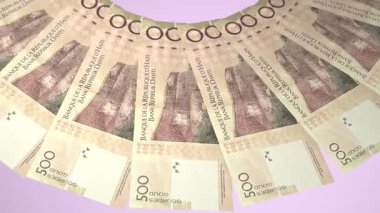 Zevkli Döngü Tasarımı Haiti 'nin 500 Gourde Curency' si
