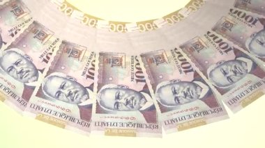 Zevkli Döngü Tasarımı Haiti 'nin 1000 Gourde Curency' si