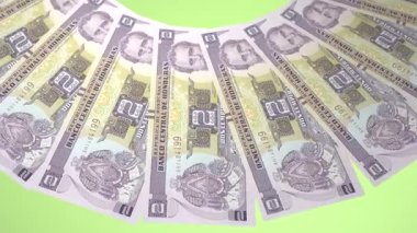 Honduras 'ın Güzel Döngü Tasarımı 2 Lempira Curency