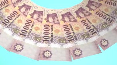 Rafine Döngü Tasarımı Macaristan 'ın 10000 Forint Curency