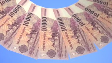 Rafine Döngü Tasarımı Macaristan 'ın 10000 Forint Curency