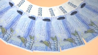 Romantik Döngü Tasarımı İzlanda 'nın 10000 Krona Curency