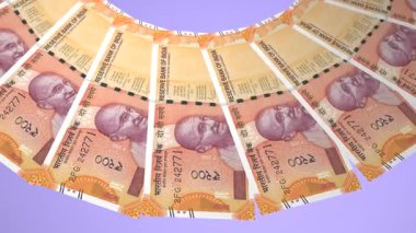 Düzenli Döngü Tasarımı Hindistan 'ın 200 Rupi Curency