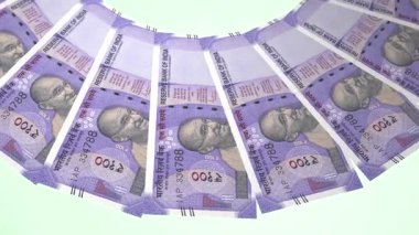 Şekilli Döngü Tasarımı Hindistan 'ın 100 Rupi Curency