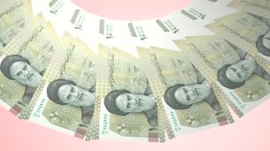 Gösterişli Döngü Tasarımı İran 'ın 100.000 Rial Curency