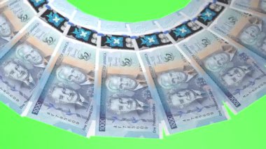 Kurnaz Döngü Tasarımı Jamaika 'nın 1000 Dolarlık Curency