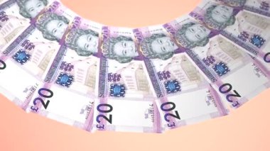 Göz kamaştırıcı Döngü Tasarımı Jersey 'nin 20 Pound Curency