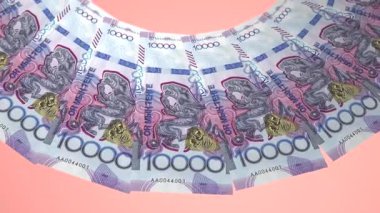 Dekoratif Döngü Tasarımı Kazakistan 'ın 10000 Tenge İyileştirmesi