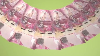 Kenya 'nın Enfes Döngü Tasarımı 50 Şilin Curency