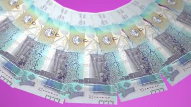 Büyüleyici Döngü Tasarımı Kuveyt 'in 20 Dinar Curency