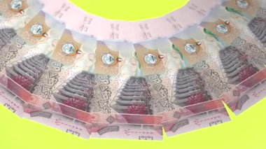 Büyüleyici Döngü Tasarımı Kuveyt 'in 10 Dinar Curency