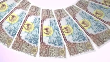 İlmek Tasarımı Büyüleniyor Laos 'un 500 Kip Curency