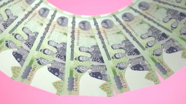 Büyüleyici Döngü Tasarımı Laos 1000 Kip Curency of Laos