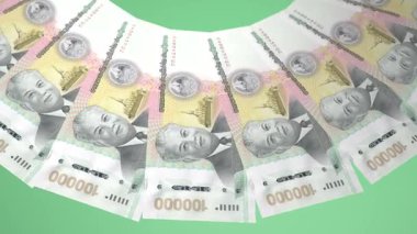 Laos 'un Büyüleme Döngüsü Tasarımı 100000 Kip Curency