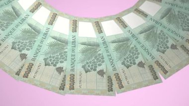 Lübnan 'ın İstisnai Döngü Tasarımı 100000 Pound Curency