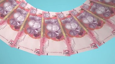 Abartılı Döngü Tasarımı Lesotho 'nun 10 Loti Kuraklığı