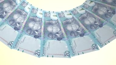 Müsrif Döngü Tasarımı Lesotho 'nun 20 Loti Curency