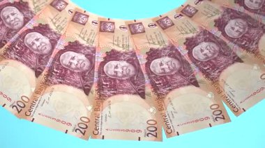 Müsrif Döngü Tasarımı Lesotho 'nun 200 Loti Curency