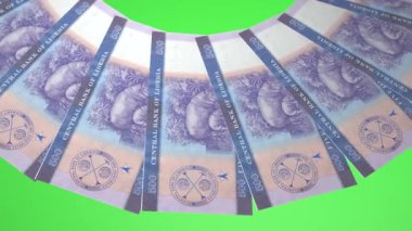Gelişen Döngü Tasarımı Liberya 'nın 500 Dolarlık Curency