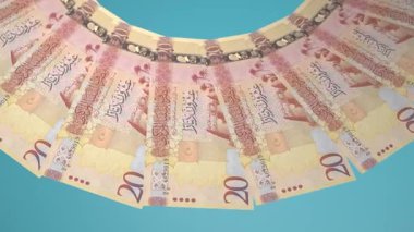 Grace Döngü Tasarımı Libya 'nın 20 Dinar Curency