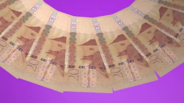 Zarafet Döngüsü Tasarımı Libya 'nın 50 Dinar Kuraklığı