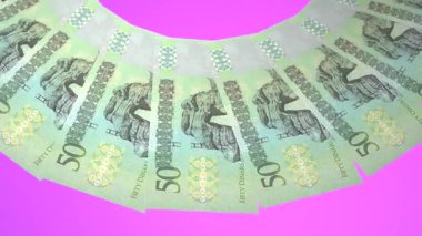 Zarafet Döngüsü Tasarımı Libya 'nın 50 Dinar Kuraklığı