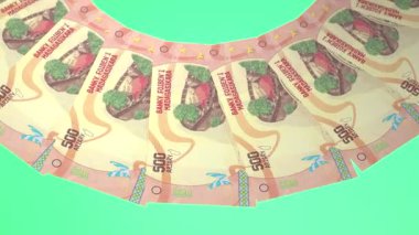 Madagaskar 'ın canlandırıcı Döngü Tasarımı 500 Ariary Curency