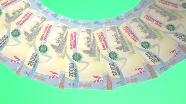 Madagaskar 'ın Canlandırıcı Döngü Tasarımı 20.000 Ariary Curency