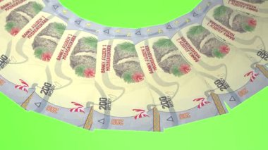 Madagaskar 'ın canlandırıcı Döngü Tasarımı 200 Ariary Curency