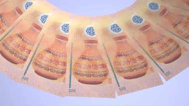 Parlak Döngü Tasarımı 500 Rupi Maldivler Kuraklığı