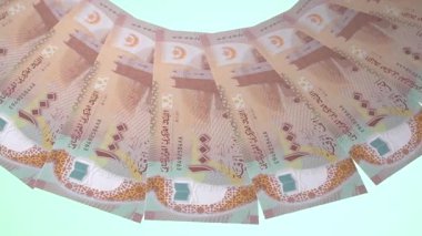 Yükseltilmiş Döngü Tasarımı Moritanya 'nın 1000 Ouguiya Curency' si