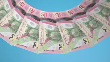 Meksika 'nın Enerjik Döngü Tasarımı 20 Peso Curency