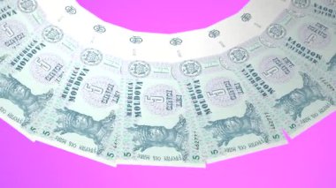 Fantezi Döngü Tasarımı Moldova 'nın 5 Leu Curency