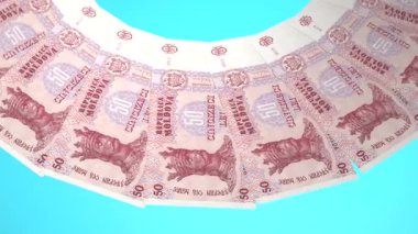 Fantezi Döngü Tasarımı Moldova 'nın 50 Leu Curency